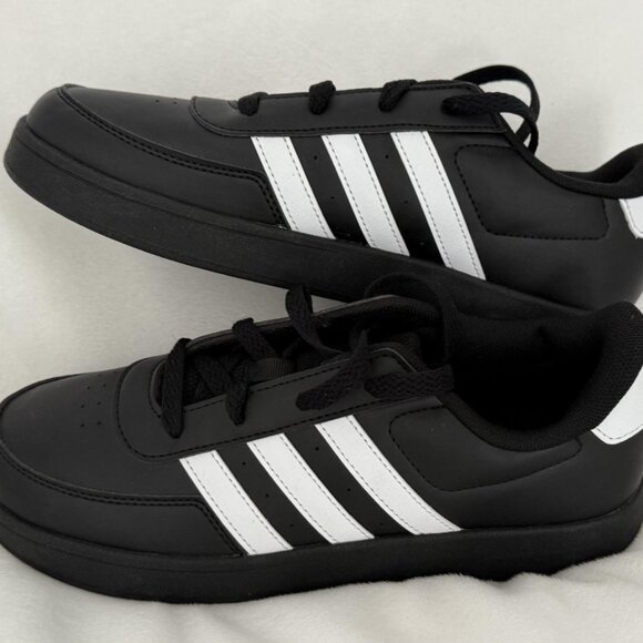 adidas Other - Adidas Breaknet 2.0 K Kids Sneakers Black White 5.5 US New NWOB